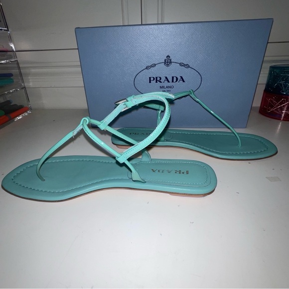 Prada Thong Summer Sandals Authentic 💯 size 38 - Picture 4 of 16